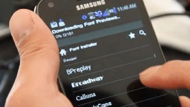 Cara Mengganti Font Samsung