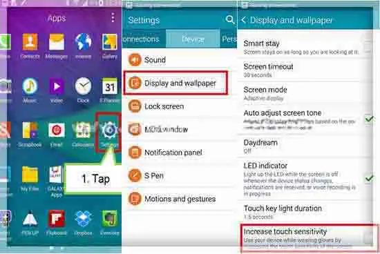 Atur Sensitivitas Layar Samsung