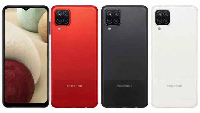 Samsung Galaxy A12 Desain